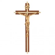 Walnut Crucifix with Inlay (JC-7135-K)