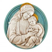 Madonna and Child Garden Plaque