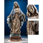 Our Lady of Grace Statue with Ornate Base
