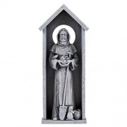 8.25" H Saint Fiacre Wall Plaque 8.25" H Saint Fiacre Wall Plaque