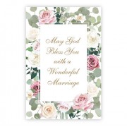 Greeting Card - May God Bless You With a Wonderful Marriage
