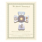 Wood Lasered Cross with Certificate - RCIA Wood Lasered Cross with Certificate - RCIA