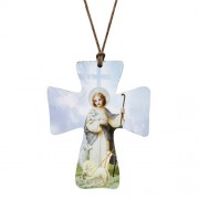 Wood Lasered Cross Pendant - Reconciliation Wood Lasered Cross Pendant - Reconciliation