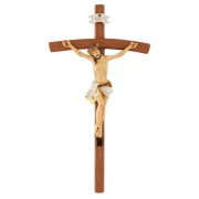 12" Hammered Finish Crucifix