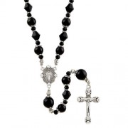 Amore Mio Collection Rosary - Jet Amore Mio Collection Rosary - Jet