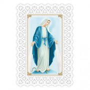 25-pk Lace Holy Prayer Card - Our Lady of Grace/Hail Mary - 25/pk 25-pk Lace Holy Prayer Card - Our Lady of Grace/Hail Mary - 25/pk
