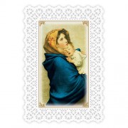 25-pk Lace Holy Prayer Card - Madonna Streets/Daily Consecration To Mary - 25/pk 25-pk Lace Holy Prayer Card - Madonna Streets/Daily Consecration To Mary - 25/pk