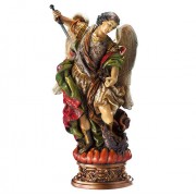 St. Michael Statue w/Ornate Base