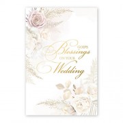 God's Blessings - Wedding Card