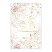 May God Bless You - Anniversary Card