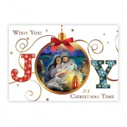 Wishing you Joy Ornament Christmas Card