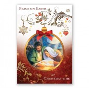 Peace on Earth Ornament Christmas Card