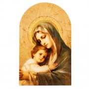 Tender Madonna Arched Plaque