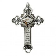 5" H Enamel Cross- Graduation 5" H Enamel Cross- Graduation