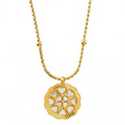 Ave Maria Mother Pearl Necklace