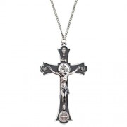 Jet Saint Benedict Holy Mass Pendant