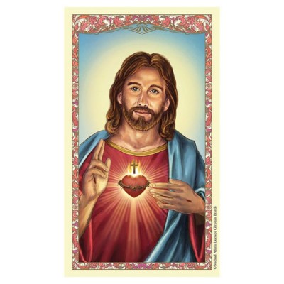 25-pk Spanish Holy Card - Sacred Heart (Pack of 25)