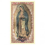 25-pk Spanish Holy Prayer Card - Our Lady of Guadalupe - 25/pk