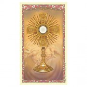 25-pk Spanish Holy Prayer Card - Eucharistic Adoration - 25/pk