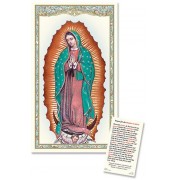 25-pk Our Lady of Guadalupe Laminated Holy Prayer Card -25/pk