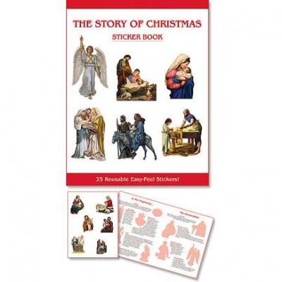 The Story of Christmas Sticker Book - Pack of 12 - 780090975753 - PS065 The Story of Christmas Sticker Book - Pack of 12 - 780090975753 - PS065