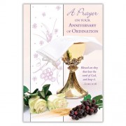 A Prayer on Your Anniversary of Ordination Card A Prayer on Your Anniversary of Ordination Card
