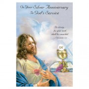On Your Silver Anniversary in God's Service Card (RA68026)