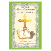 On Your Silver Anniversary in God's Service Card (RA68447)