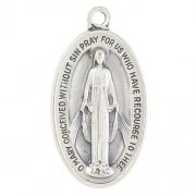 The Heritage Miraculous Large Oval Medal with Chain The Heritage Miraculous Large Oval Medal with Chain