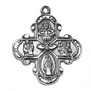 Sterling Silver Medal - Four Way Medal (SS1520) Sterling Silver Medal - Four Way Medal (SS1520)
