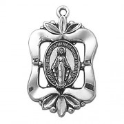 Sterling Silver Medal - Miraculous (SS2334) Sterling Silver Medal - Miraculous (SS2334)
