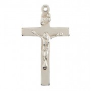 Sterling Silver Crucifix (SS235WC) Sterling Silver Crucifix (SS235WC)