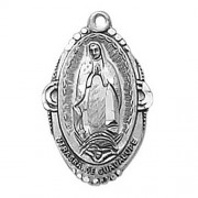 Sterling Silver Medal - Our Lady of Guadalupe (SS3369) Sterling Silver Medal - Our Lady of Guadalupe (SS3369)