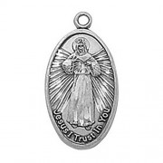 Sterling Silver Medal - Divine Mercy Sterling Silver Medal - Divine Mercy