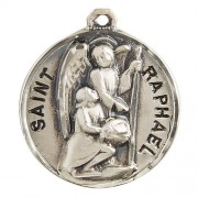 Sterling Patron Saint Raphael Medal