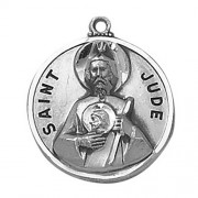 Sterling Silver Medal - Saint Jude (SS827-57)
