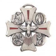 Sterling Silver Medal - Four Way Medal (SS9608) Sterling Silver Medal - Four Way Medal (SS9608)