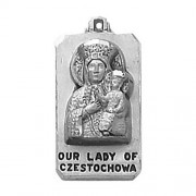 Sterling Silver Medal - Our Lady of Czestochowa Sterling Silver Medal - Our Lady of Czestochowa