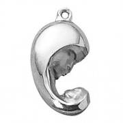 Sterling Silver Medal - Madonna with Child (SS9785) Sterling Silver Medal - Madonna with Child (SS9785)