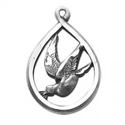 Sterling Silver Medal - Holy Spirit (SS9896) Sterling Silver Medal - Holy Spirit (SS9896)