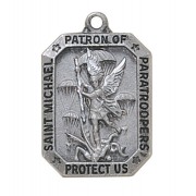 Sterling Saint Michael Patron Saint (Paratroopers) Medal Sterling Saint Michael Patron Saint (Paratroopers) Medal