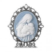 Mother's Kiss Cameo Desk Stand