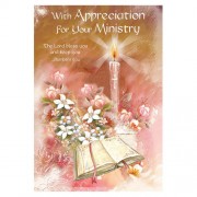 With Appreciation for Your Ministry Thank You Card With Appreciation for Your Ministry Thank You Card