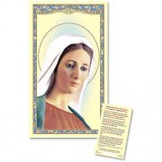 25-pk Our Lady of Medjugorje Laminated Holy Prayer Card - 25/pk
