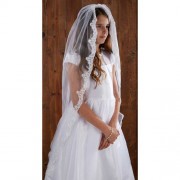 45" H Lace Mantilla Veil 45" H Lace Mantilla Veil