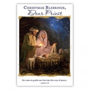 Christmas Blessings Dear Priest Card