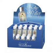 2 oz Holy Water Bottle Display 6 Assorted - 36/pk 2 oz Holy Water Bottle Display 6 Assorted - 36/pk
