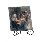 Square Tile Plaque with Stand - Song of Angels