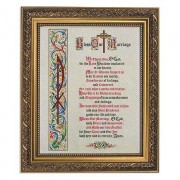 Bless Our Marriage 8x10 Print w/Ornate Woodtone Framed Bless Our Marriage 8x10 Print w/Ornate Woodtone Framed