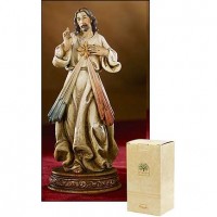 Divine Mercy Resin Statue 6.5 inch w/Gift Box